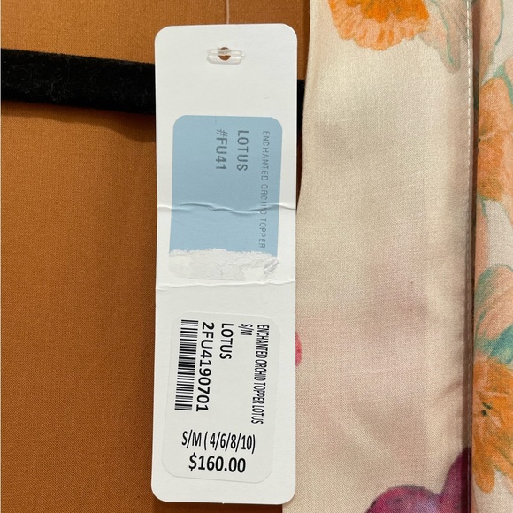 NWT Soft Surroundings Enchanted Orchid Topper in Lotus Size S/M - Picture 10 of 12